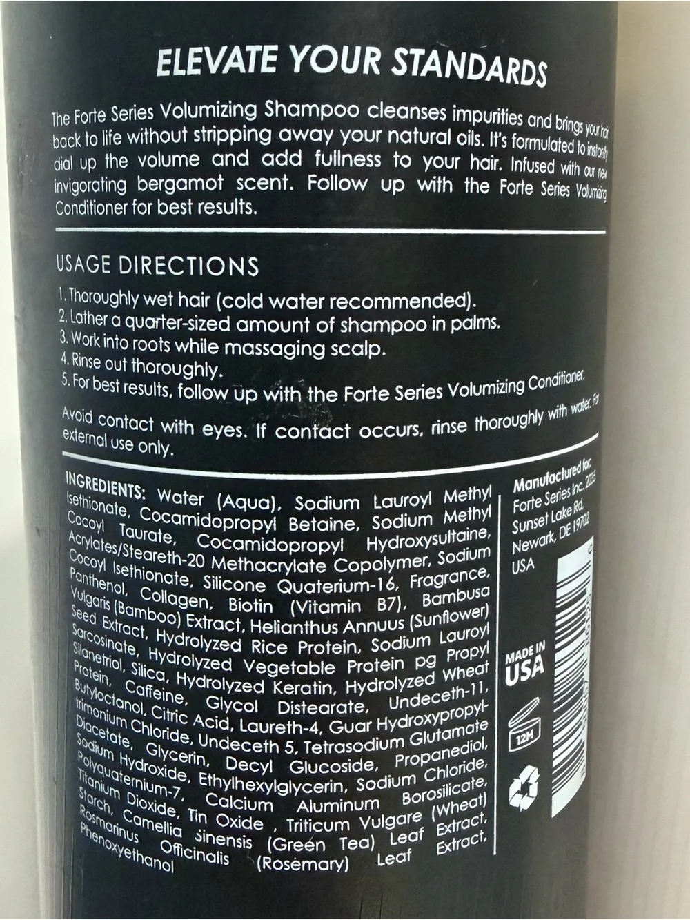 FORTE Series Volumizing Shampoo & Conditioner, 8.5 fl oz each ~ New